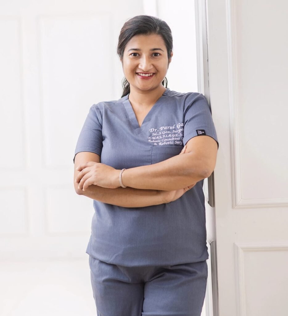 Dr Parul Garg female robotic surgeon in Mohali treating patients from Srinagar and Chandigarh