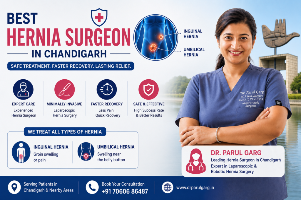 Best Hernia Surgeon in Chandigarh: Complete Guide to Hernia Surgery, Treatment & Faster Recovery
