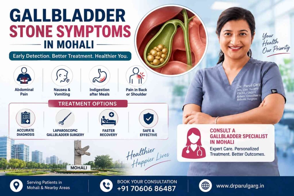 Gallbladder Stone Symptoms in Mohali: What You Should Know